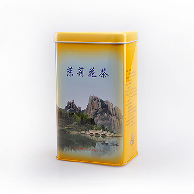 茉莉花(huā)茶鐵盒包裝